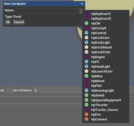 New Hardpoint dialog